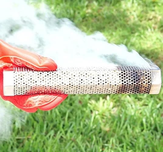 LIZZQ Premium Pellet Smoker Tube 12" (Set of 2) - 5 Hours of Billowing Smoke, Hot or Cold Smoking, for Any Grill or Smoker, An Easy and Safe Way to Provide Smoking, Free eBook Grilling Ideas & Recipes thumbnail 5