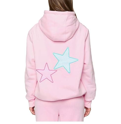 Cute Hoodies for Teen Girls Women Y2k Floral Graphic Oversized Sweatshirt Long Sleeve Aesthetic Preppy Clothes thumbnail 2
