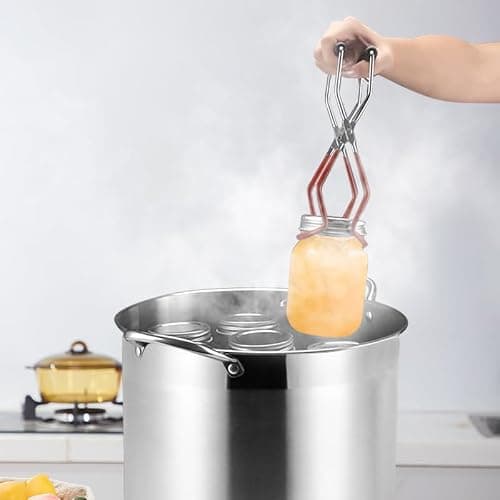 BriSunshine 21.5 QT Stainless Steel Canning Pot with Lid, Rack & Canning Tools Set, Canning Supplies Kit Water Bath Canner for Beginner thumbnail 2