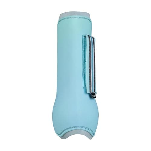 HORZE Adepto Open Front Tendon Boots | Durable Shell with Neoprene Lining - Canal Blue - Horse thumbnail 6