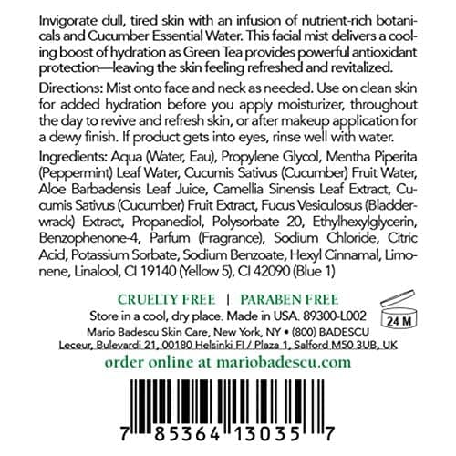 Mario Badescu Facial Spray with Aloe, Herbs and Rose Water for All Skin Types, Face Mist that Hydrates, Rejuvenates & Clarifies thumbnail 10