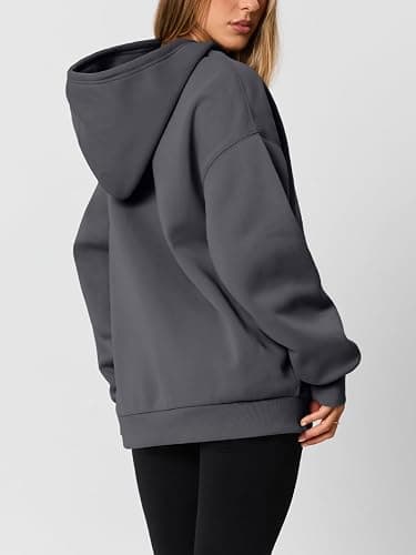 AUTOMET Womens Oversized Hoodies Trendy Pullover Sweatshirts | Comfrt Wear, Oversized Fit Soft Fleece Pullover, Perfect For Trendy Streetwear, College Outfits, And Daily Home Wear thumbnail 4