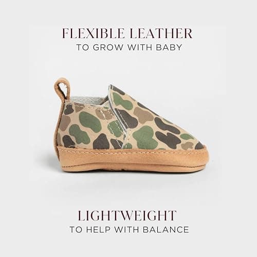 Freshly Picked Slip On Baby Shoe | Genuine Italian leather, elastic side panels, runs big. Sizes NB-5, soft sole. Handcrafted in Utah, USA. thumbnail 4