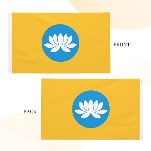 Khjnrv Kalmykia Flag Double Sided Outdoor Flag Home Garden Flag Decor Flag Yard Banner 3x5 Ft thumbnail 6
