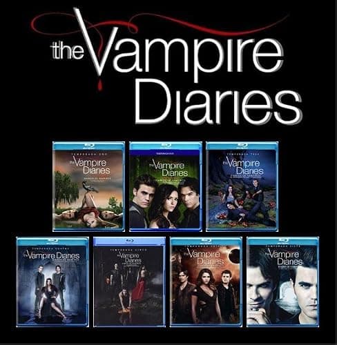 Vampire Diaries: Seasons 1-7 HBO Blu-ray Collection - The Complete First, Second, Third, Fourth, Fifth, Sixth, & Seventh Seasons (Season 1, 2, 3, 4, 5, 6, 7) [Spanish Artwork] - Image 1