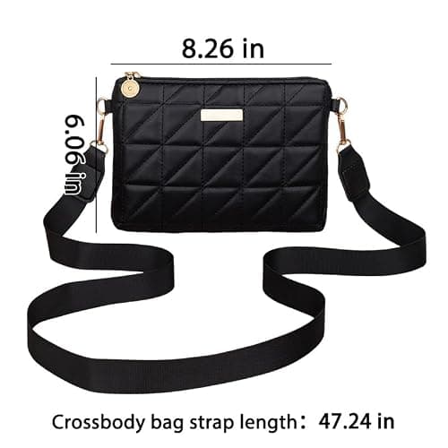 Classic Cell Phone Crossbody Bag for Women Faux-Leather Purses for Wallet Credit Card Coin Change Holder Bags Purse thumbnail 4