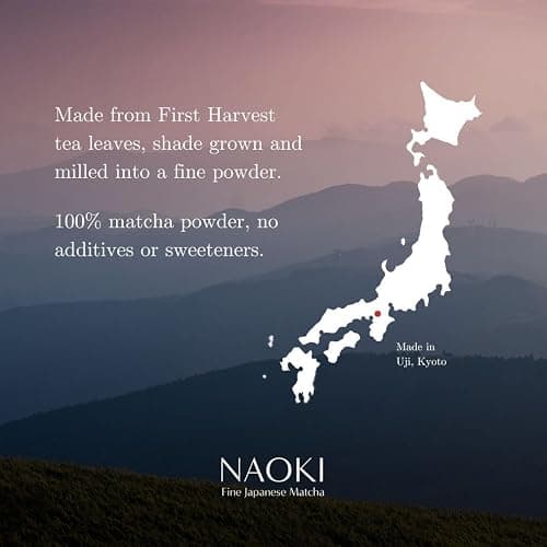Naoki Matcha Superior Ceremonial Blend – Authentic Japanese First Harvest Ceremonial Grade Matcha Green Tea Powder from Uji, Kyoto (50g / 1.75oz) thumbnail 3