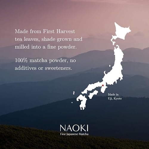 Naoki Matcha Superior Ceremonial Blend – Authentic Japanese First Harvest Ceremonial Grade Matcha Green Tea Powder from Uji, Kyoto (40g / 1.4oz) thumbnail 4
