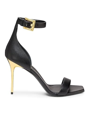 Balmain, Anthem 95MM Leather Sandals - Image 1