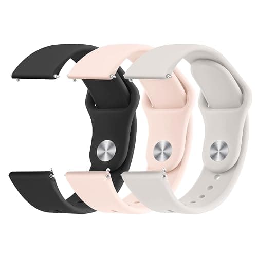 Meliya 20mm 22mm Quick Release Watch Band Soft Silicone Breathable Replacment Sport Watch Straps for Women Men - Image 1