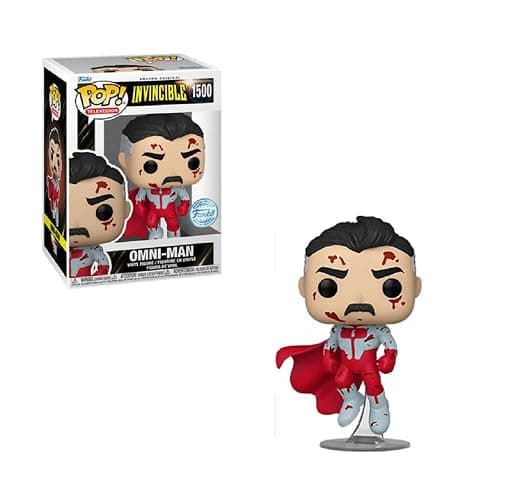 Funko Invincible Bloody Omni-Man Exclusive Pop Vinyl Figure 1500 Bundled with Pop Protector, Standard - Image 1