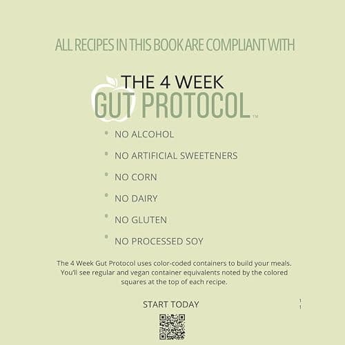 4 Week Gut Protocol Cookbook, 100 delicious gut-healthy recipes, perfectly portion-controlled thumbnail 2