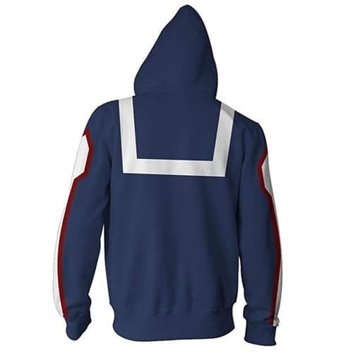 YUANTU Academia Hoodies Cosplay Costume Jacket Hoodies for Adult Unisex - Medium - Bule thumbnail 2