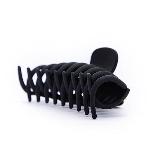 Kitsch Large Hair Clips For Women - Durable Recycled Plastic Claw Clips for Styling & Updos | Secure All-Day Hold, Comfortable Fit - Black & Tortoise | Ideal Gifts for Women, 2pcs thumbnail 7