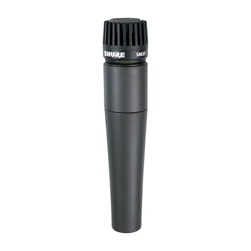 Shure SM57 Dynamic Microphone – Wired Cardioid XLR Instrument Handheld Mic for Guitar Amplifiers, Snare Drum, Percussion, Live Sound & Studio Recording, Black - Image 1