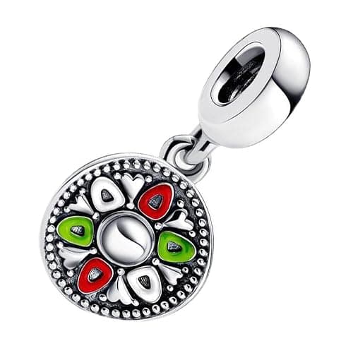 ZURWTCH Sombrero Hat Dangle Charm Fit Women Bracelet Necklaces Fashion Gifts 925 Sterling Silver DIY Jewelry - Image 1