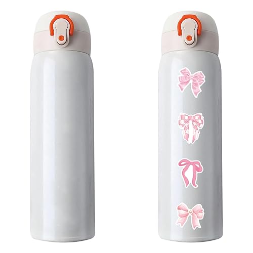 103Pcs Pink Bow Stickers for Water Bottles Cute Patterns Self-Adhesive Dampproof Vintage Aesthetic Stickers Laptop Phone Journal,Bow Knot Decal Decor Stickers Gifts for Kids Girls Women thumbnail 5