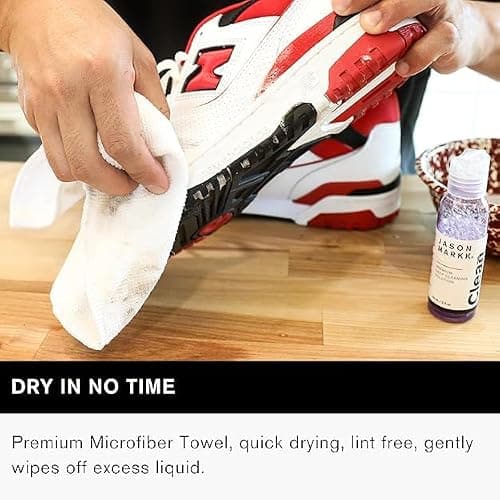 Jason Markk, Shoe Cleaner, Deep Cleaning Solution & Durables Brush, Sneaker Care, Ideal for Footwear, Leather, Rubber thumbnail 6