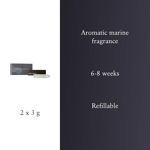 RITUALS Homme Collection - Car Air Freshener with Arabian Amber and Musk Scent - With Reusable Wooden Holder - 6g thumbnail 3