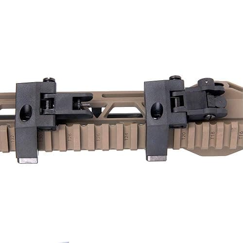 IORMAN Ultralight Flip Up Sight 45 Degree Offset Rapid Transition Front and Backup Rear Sight thumbnail 4