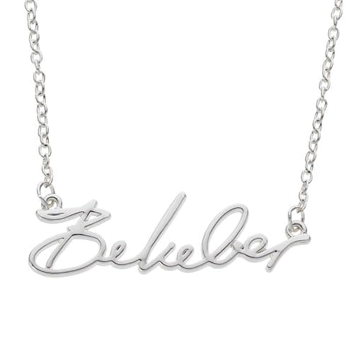 GIOIA Justin Bieber Belieber Script Necklace - Image 1