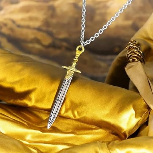 PRINCESS CUTENESS STORE Riptide Sword Sea of Monsters Demigod Olympian Pendant Necklace Annabeth Chase Percy Jackson thumbnail 2