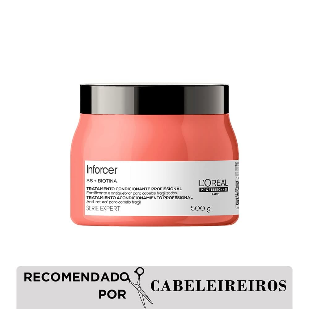 L'Oréal Professionnel Máscara de Tratamento Inforcer, Para Cabelos Fracos e Frágeis, Fornece Força e Previne Quebras, Com Biotina e Vitamina B6, 500g thumbnail 2