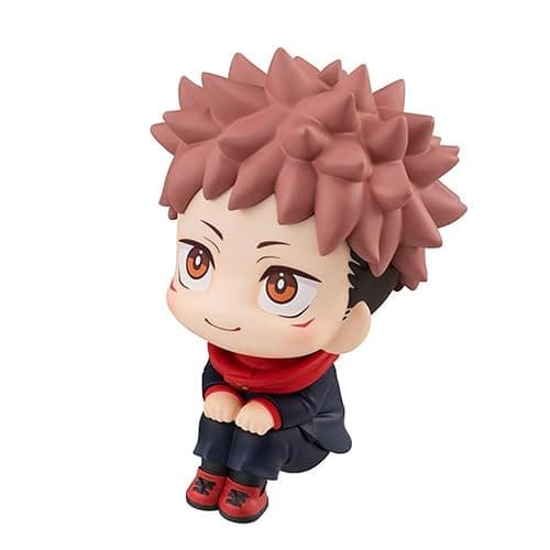 Puruuige Itadori Yuji Figure Anime Itadori Yuji Figurine 3.93'' Look Up Pose Model Statue PVC Cute Cake Topper Decoration thumbnail 4