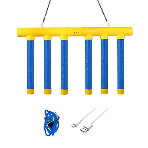 asfanst Reflective Drop Stick Challenge Game, Hand Eye Coordination Reflex Training Toy, 3 Adjustable Speed Modes, Catching Sticks Game for All Ages (Yellow) - Image 1