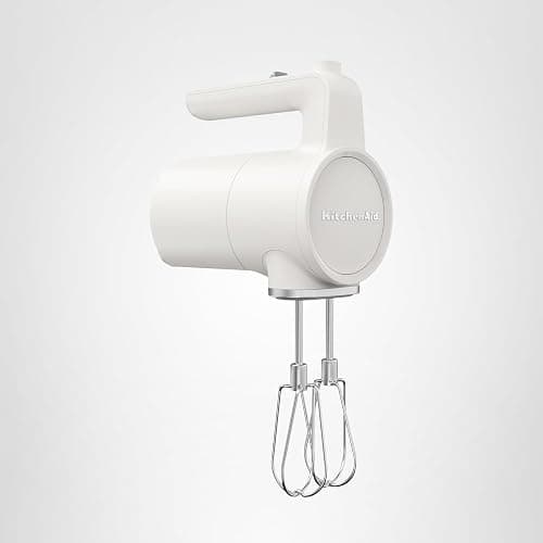 KitchenAid Go Cordless Hand Mixer - battery sold separately, KHMR700, Porcelain White thumbnail 7
