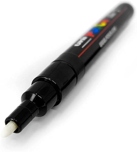 Posca Water Based Permanent Marker Paint Pen - Multi Surface Use - PC-3M 0.9-1.3mm Fine - Set of 16 Pens in Plastic Gift Wallet - Full Spectrum thumbnail 3