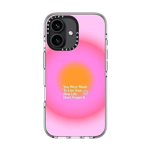 CASETiFY Clear iPhone 16 Case [Not Yellowing / 6.6 ft. 3X Military Grade Drop Protection/Magsafe] - Made to Live Your Best Life - Clear thumbnail 5