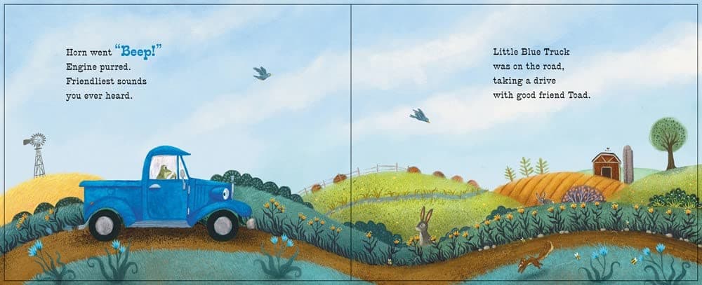 Little Blue Truck Makes a Friend: A Friendship Book for Kids thumbnail 2