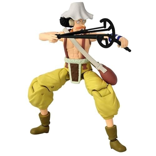 BANDAI Anime Heroes One Piece Figures Usopp Action Figure, 17cm Articulated Usopp Anime Figure with Extra Accessories, One Piece Action Figures Pirate Toys Range, Excellent Anime Gift, (37005) thumbnail 3