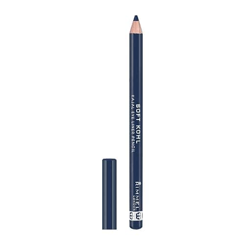 Rimmel Soft Kohl Kajal Professional Eyeliner Pencil, Denim Blue, Long-Lasting, Vibrant Colour, Smudgeable 1.2 grams - Image 1