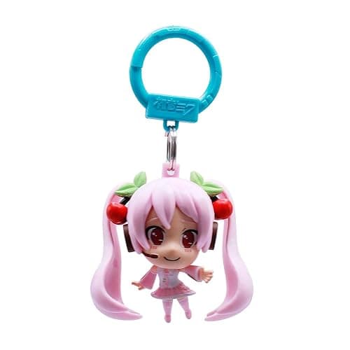 Just Toys LLC Hatsune Miku Backpack Hangers – 5‑Pack Sakura, Snow & Classic Miku Keychains – PVC Anime Hangers for Bags, Backpacks, Purses & Gifts thumbnail 7