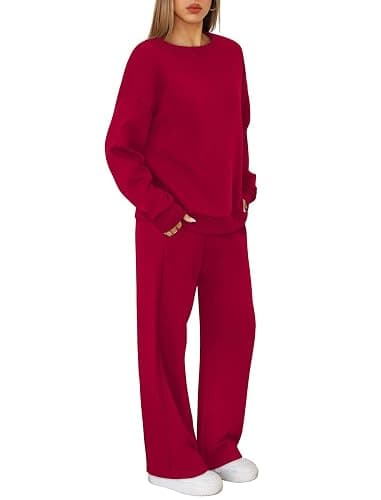 XIEERDUO Sweatsuits Women 2 Piece Outfit Matching Lounge Sets Fall Outfits 2025 Fashion Clothing Crewneck Track Suits thumbnail 4