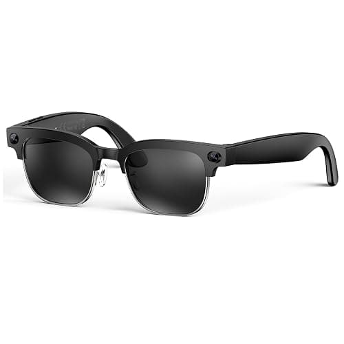 AI Smart Glasses for Men Women,8MP 4K HD Camera Glasses,Supports AI Voice Control/Photo/Video/Audio Recording,Bluetooth Camera Glasses with 133 Translations,IP67 Waterproof for Business & Outdoor - Image 1