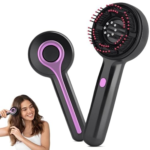 Electric Hair Massager Comb, Multi-Function Scalp Massager Brush for Hairs Care, Hair Scalp Massager Comb with Oil Applicator, Scalp Massager for Home Relaxation and Travel Use thumbnail 2