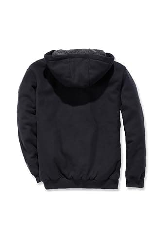 Carhartt Men's Rain Defender Relaxed Fit Midweight Sherpa-Lined Full-Zip Sweatshirt thumbnail 5