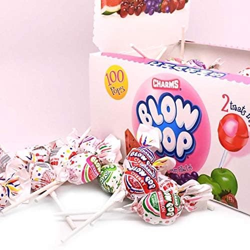 Charms Blow Pops, Assorted Flavors, 100-Count, 4lb 1oz Box thumbnail 3