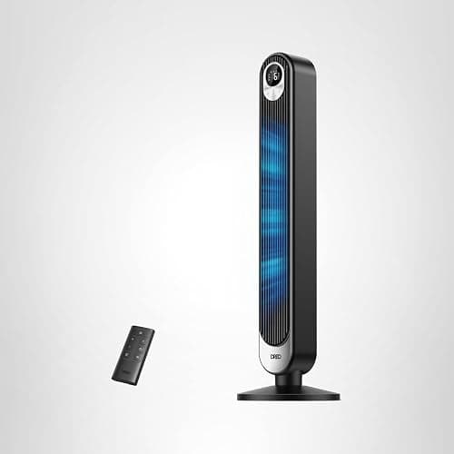 Dreo Tower Fan for Bedroom, 90° Oscillating Standing Fan, 30ft far, 28dB Quiet for Sleep, 6 Speeds, 4 Modes, 12H Timer, 42 Inch, Bladeless, Remote, for Home, Office, Room, Cruiser Pro T1 thumbnail 8