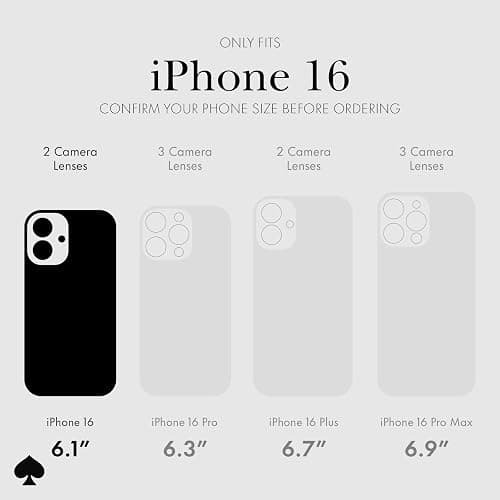 kate spade new york iPhone 16 Case - Compatible with MagSafe - Designer Phone Case - Tortoise thumbnail 2