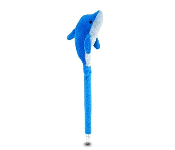 Puzzled Plush Dolphin Notebook and Pen thumbnail 3