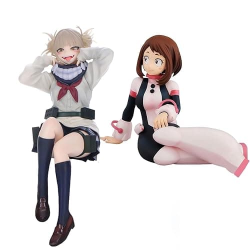 QAHEART MHA Figure Uraraka Ochako Figure PVC Statue Toga Himiko Action Figure Anime Himiko Figurine Collectibles 6.3in - Image 1