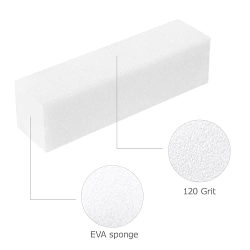 Bloc Polissoir Ongles, 20 Pcs Buffer Ongles Carré Éponge Lime à Ongle pour Les Salons de Manucure, Le Diy Nail Art à La Maison thumbnail 3