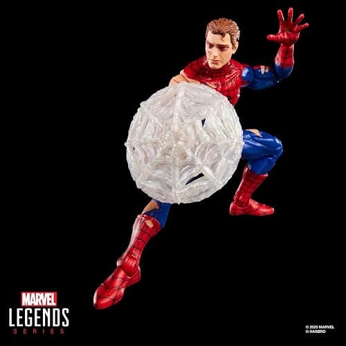 Marvel Legends Series Magic: The Gathering Battle-Damaged Spider-Man, 6-Inch Action Figure Toy & Exclusive Foil Collectible Card Game Trading Card thumbnail 8