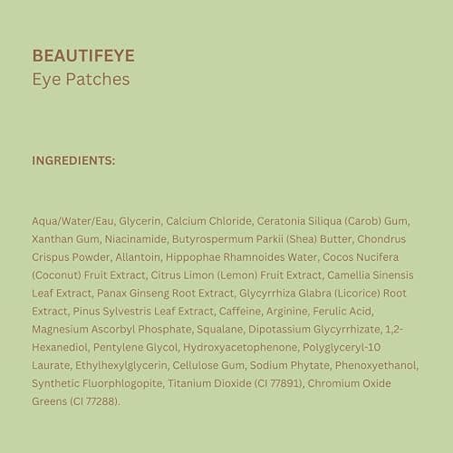 Pixi BeautifEYE Hydrogel Under-Eye Patches | Refreshing Eye Patches For Dark Circles | Brighten & Hydrate Under Eyes | 30 Pairs / 60 Patches thumbnail 6