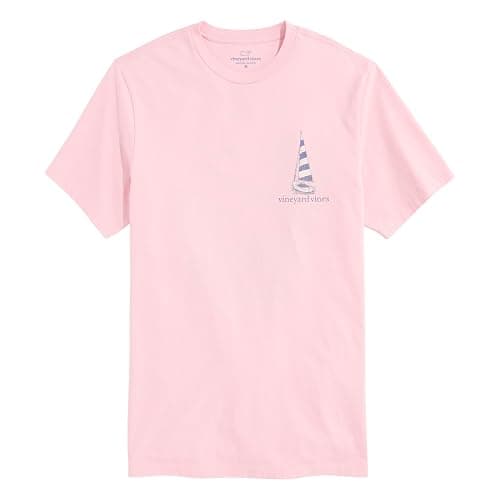 vineyard vines Men's Sunset Sails Short-Sleeve Tee - X-Large - Flamingo thumbnail 2