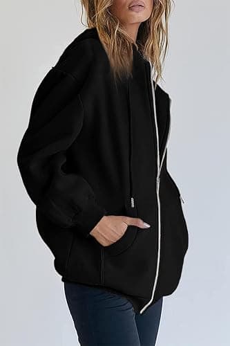 PRETTYGARDEN Women's 2026 Zip Up Y2K Hoodies Casual Long Sleeve Sweatshirts Fall Spring Track Jackets with Pockets thumbnail 8